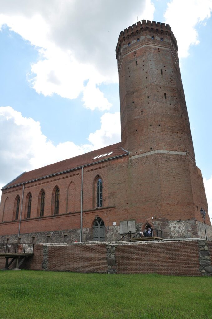 castle, fort, tower, building, architecture, the museum, człuchów, poland